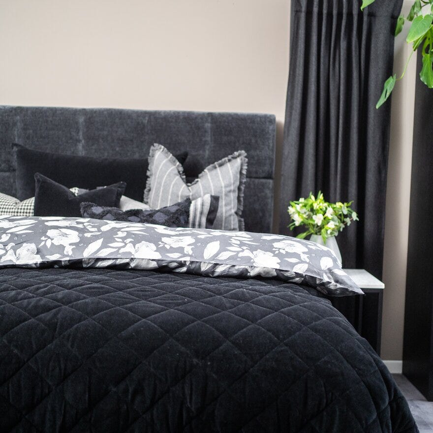 Sengeteppe Velour